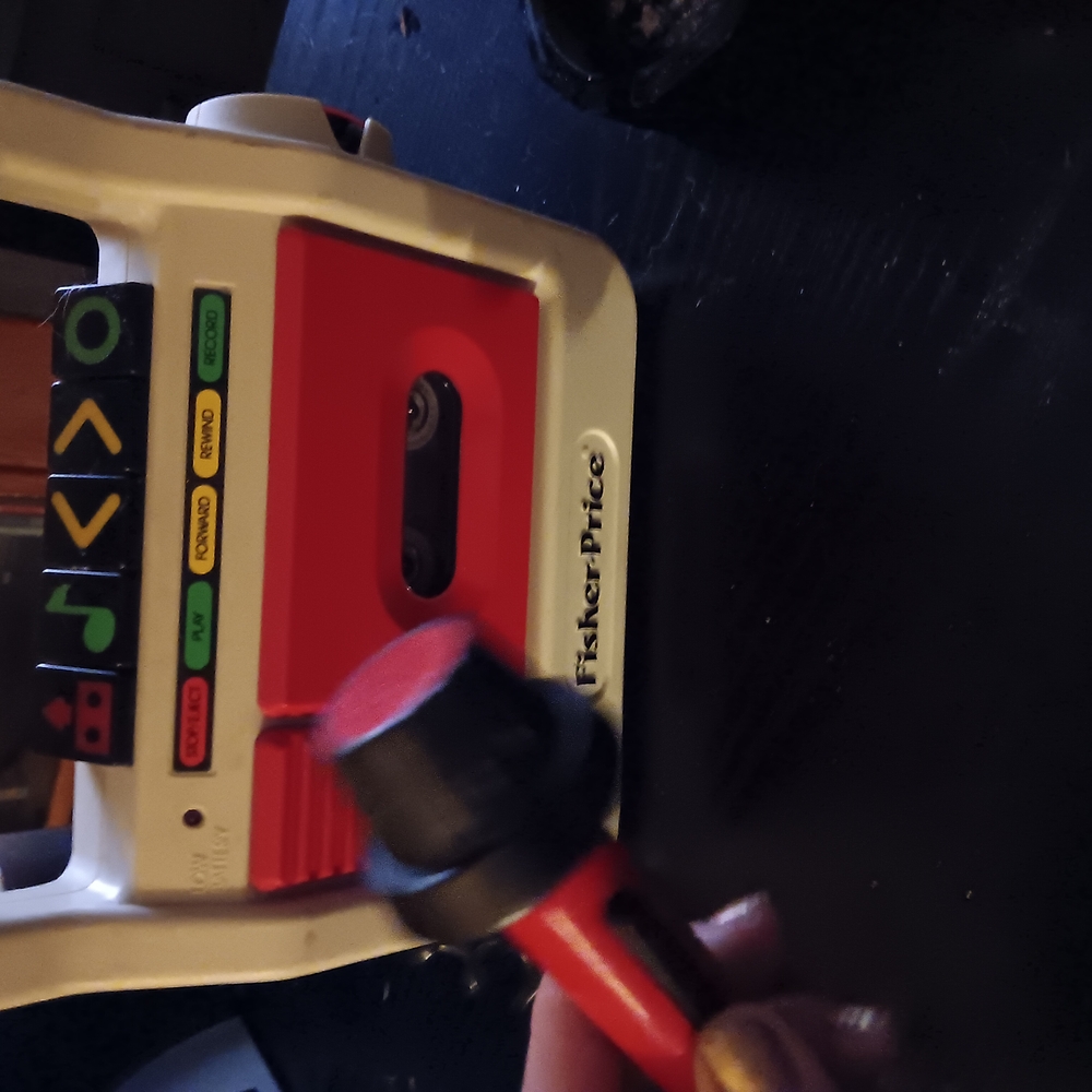 Fisher-Price Red and White Toy Voice recorder